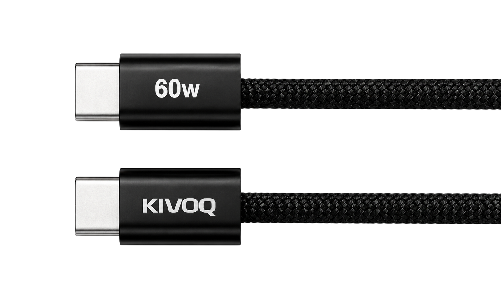 VoltQuick Braided  USB- C to USB- C 60W  Cable